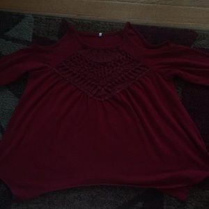 Of the sholder long sleeve